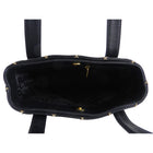 Chanel Wild Stitch Black Calfskin Leather Quilt Small Tote Bag