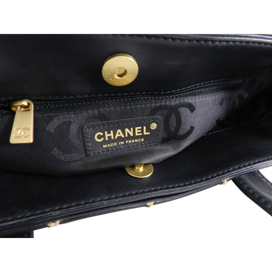 Chanel Wild Stitch Black Calfskin Leather Quilt Small Tote Bag – I MISS YOU  VINTAGE