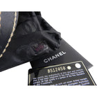 Chanel Wild Stitch Black Calfskin Leather Quilt Small Tote Bag
