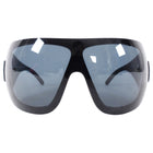 Chanel 5086 Vintage Early 2000's Large Oversized Shield Wrap Sunglasses