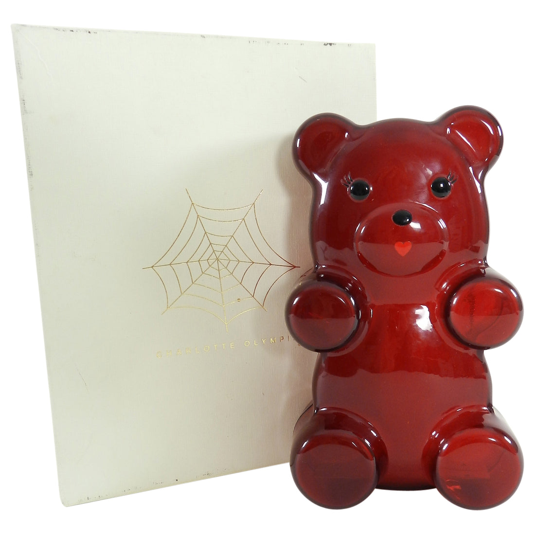 Charlotte Olympia Red Gummi Bear Acrylic Clutch Bag