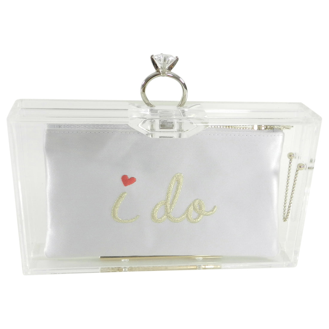 Charlotte Olympia Marry Me Acrylic Clutch Bag – I MISS YOU VINTAGE