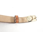 Chloe Vintage Tan Brown Snakeskin Thin Belt - 28-31”