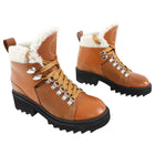 Chloe Tan Bella Shearling Mountain Boots - 37