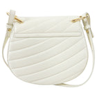 Chloe Drew Bijoux Small Ivory Quilted Chain Crossbody Bag