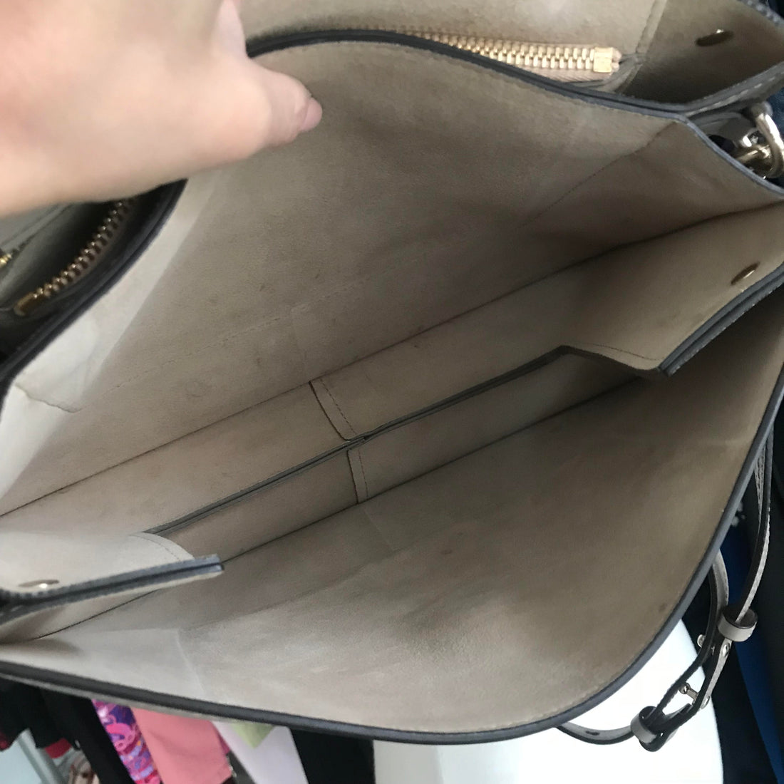 Chloe Medium Faye Suede and Leather Shoulder Bag – I MISS YOU VINTAGE