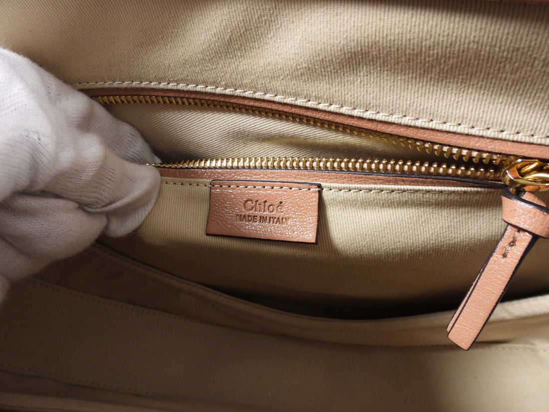 Chloe Large Nougat Leather Round Pixie Bag – I MISS YOU VINTAGE