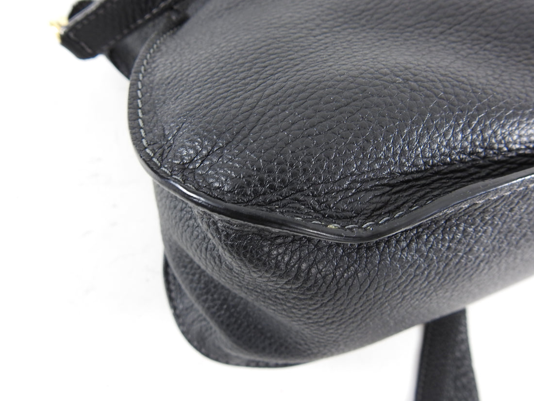 Chloe Black Leather Marcie Medium 2-way Bag