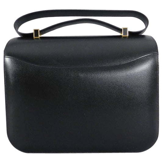 Hermes Limited Edition Constance Cartable Black Box Leather with Gold Hardware