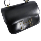 Hermes Limited Edition Constance Cartable Black Box Leather with Gold Hardware