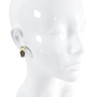 David Yurman Sterling Cable 14k Gold X Earrings