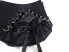 Dior Vintage Black Satin Mini Ballet Corset Bag