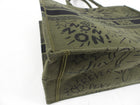 Christian Dior Dark Green Limited Edition Exclusive Book Tote Bag