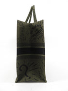 Christian Dior Dark Green Limited Edition Exclusive Book Tote Bag