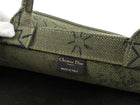 Christian Dior Dark Green Limited Edition Exclusive Book Tote Bag