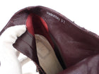Christian Dior Burgundy Exotic Ankle Boots - 37