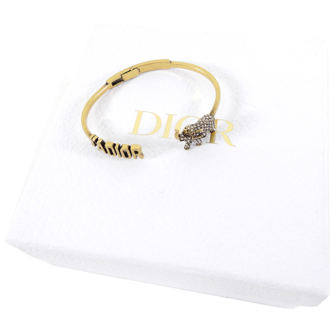 Dior J'Adior Safari Crystal Elephant Bracelet