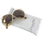 Christian Dior Vintage 1980's Oversized 2056 Butterfly Sunglasses
