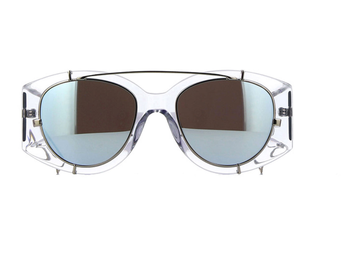 Dior Experience Limited Edition Clear and Blue Mirror Sunglasses