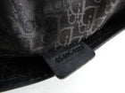 Christian Dior Dark Grey Gaucho Double Saddle Bag 