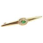 Christian Dior Vintage 1980's Small Jewelled Bar Pin