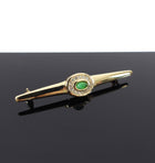 Christian Dior Vintage 1980's Small Jewelled Bar Pin