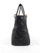 Dior Lady Dior Black Lambskin Cannage Bag