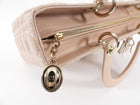 Dior Lady Dior Cannage Beige Lambskin Large Bag