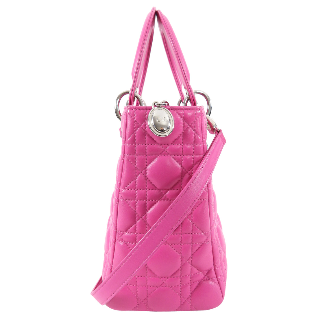 Pink Preowned Mini Lady Dior