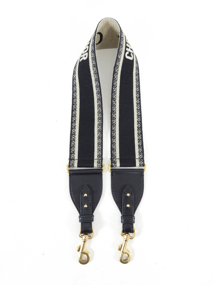 Dior Mini Saddle Bag Oblique Jacquard with Wide Shoulder Strap