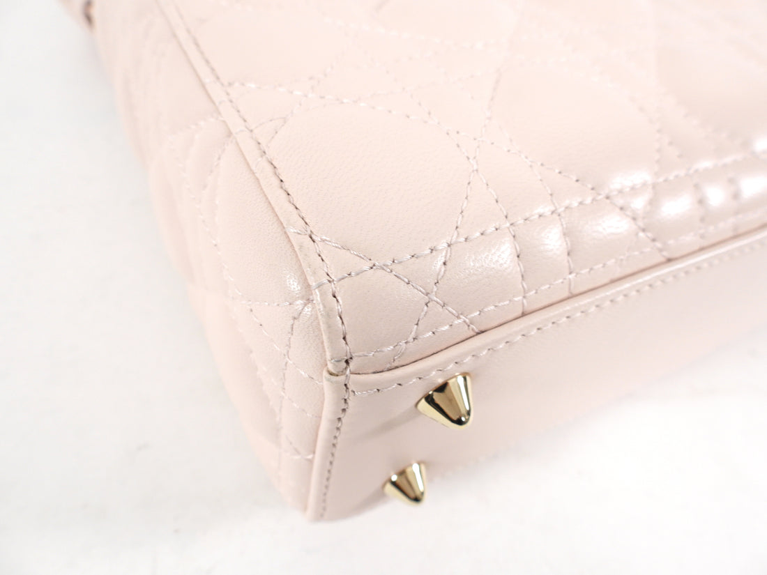 Dior Small Light Pink My Lady Dior Cannage Crossbody Bag