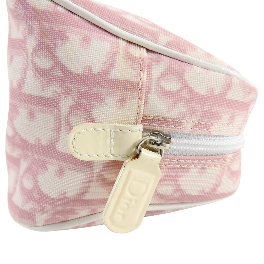 Christian Dior Pink Monogram Logo Small Pouch Bag