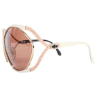 Christian Dior Vintage 1980’s Oversized 2056 Butterfly Sunglasses - Rose