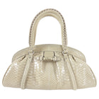 Dior Vintage My Dior Light Grey Python Bag