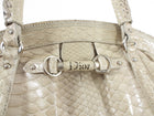 Dior Vintage My Dior Light Grey Python Bag