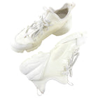 Dior White D-Connect Technical Fabric Sneakers - 39