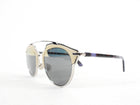 Dior So Real Beige and Silver Sunglasses