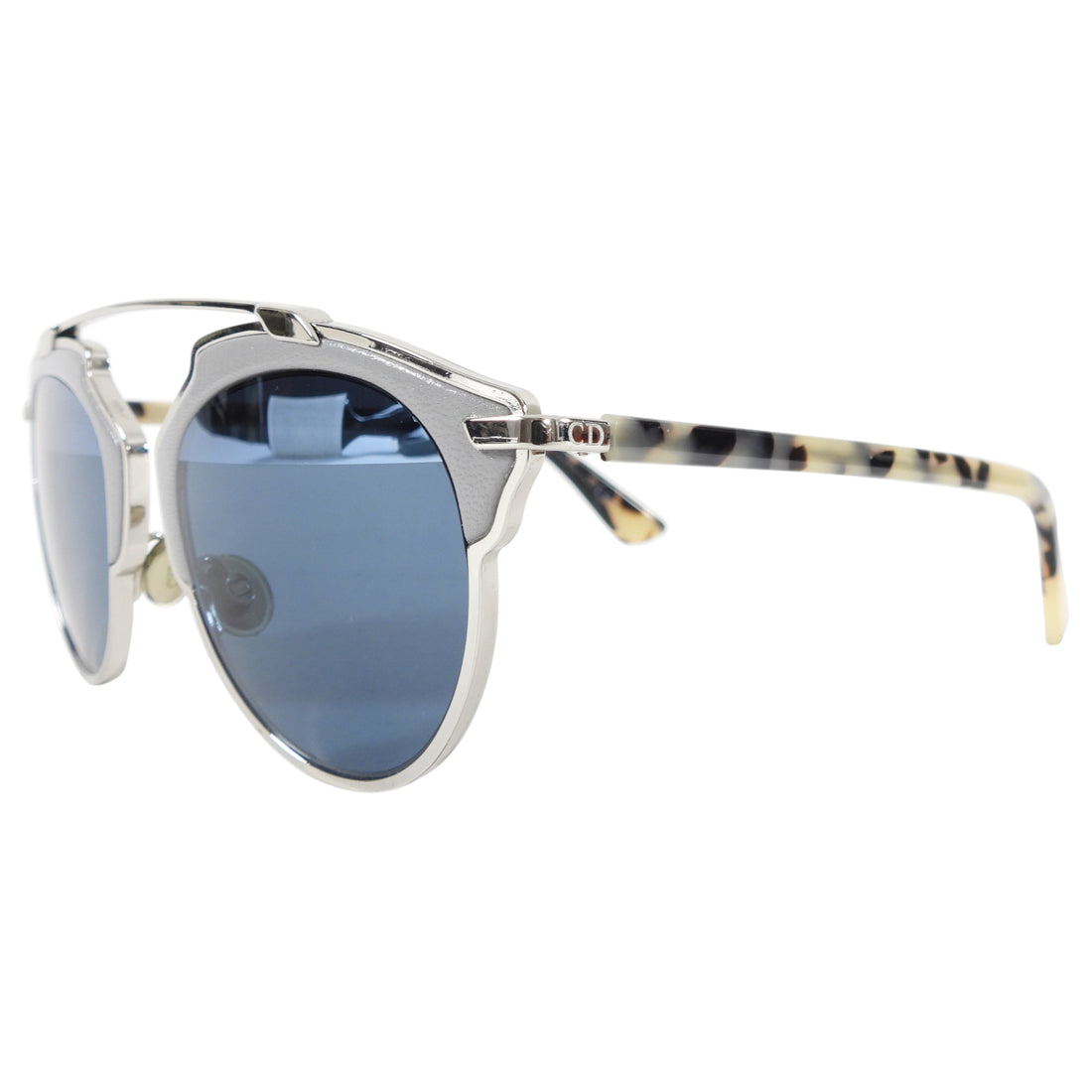 Dior So Real Grey and Silver Metal Sunglasses 