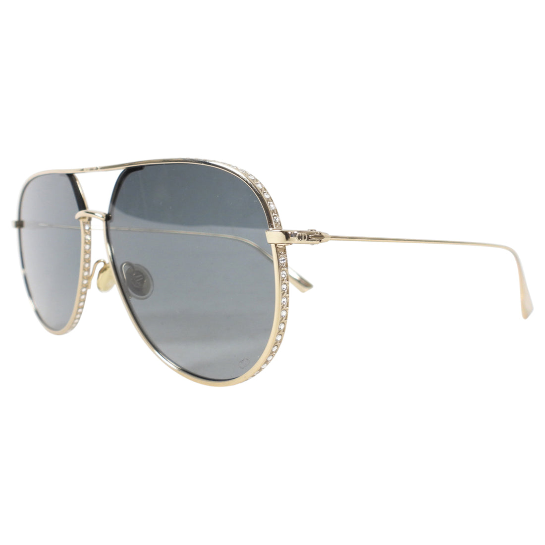 Aviator Sunglasses Dior Sunglasses With Rhinestones Dior Gold And