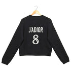 Dior J’Adior 8 Boxy Black Cashmere Blend Sweater - 8 / M