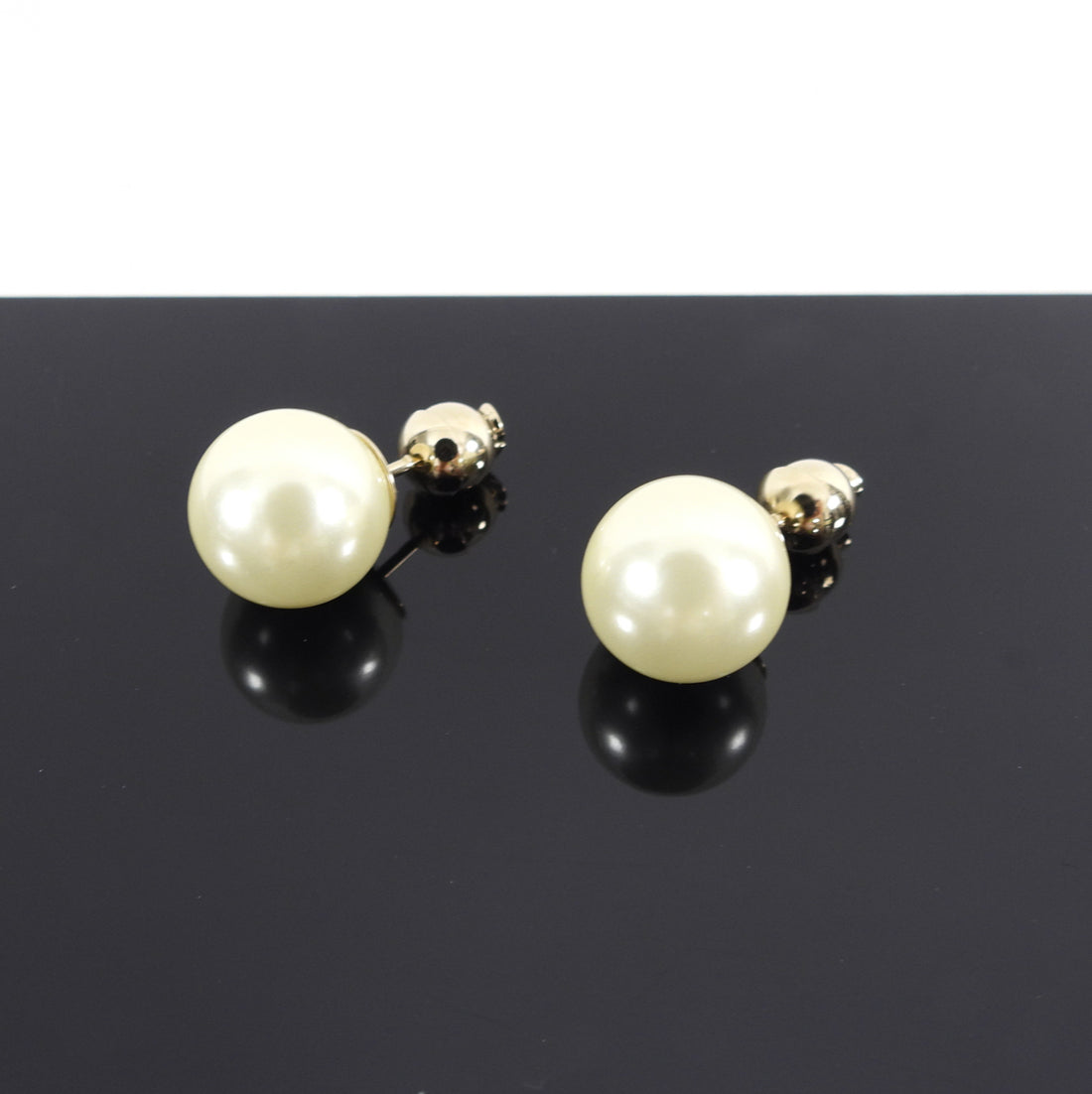 Dior Tribales Faux Pearl 10mm Stud Earrings