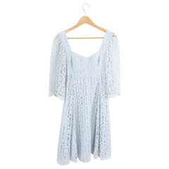 Dolce & Gabbana Light Blue Lace Dress