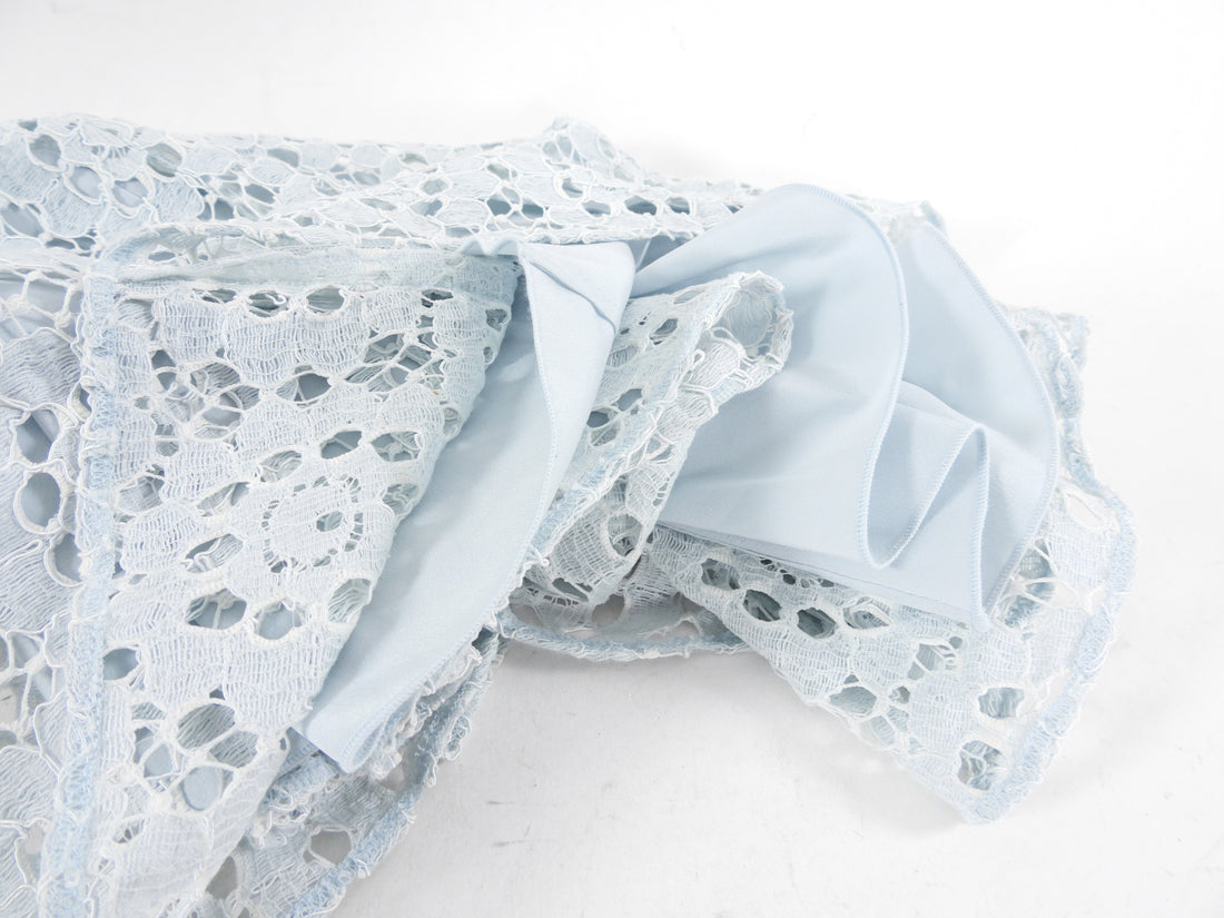 Dolce & Gabbana Light Blue Lace Dress - IT36 / USA 0 / XS I MISS YOU VINTAGE Dolce & Gabbana Light Blue Lace Dress - IT36 / USA 0 / XS I MISS YOU VINTAGE