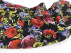 Dolce & Gabbana Red Rose Floral Silk Leggings - IT42 / USA 6