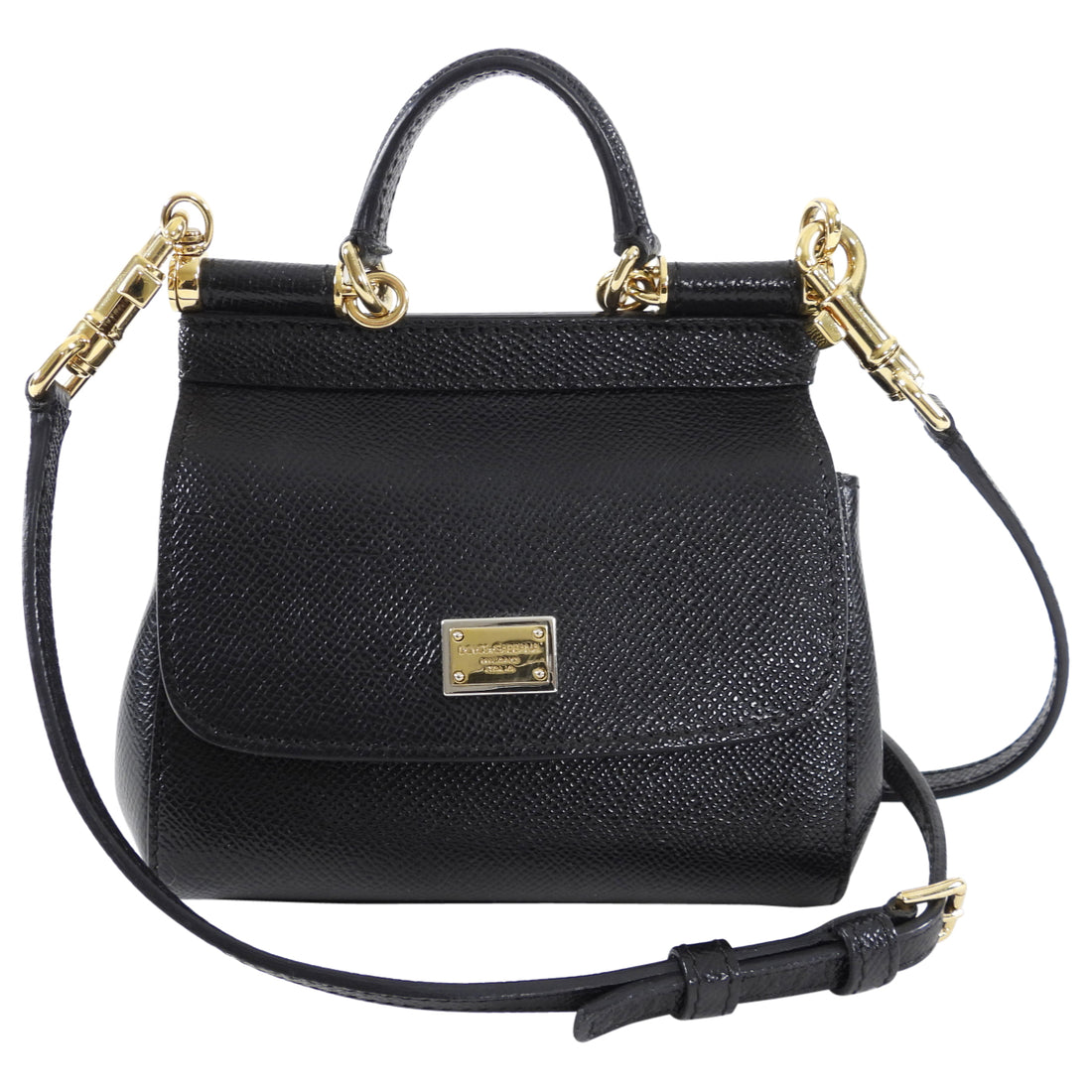 Dolce Gabbana Miss Sicily Micro Mini Crossbody Bag