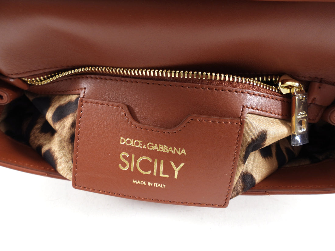 Dolce & Gabbana Logo-Plaque Sicily Bag - ShopStyle