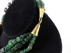 Eileen Coyne 22k Gold, Raw Ruby, Green Tourmaline Necklace Set