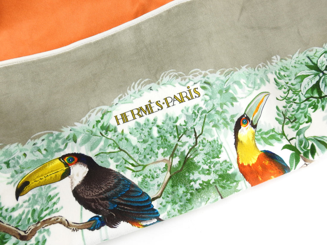 Hermes Equateur Large Velvet Blanket - Jungle Animal Design