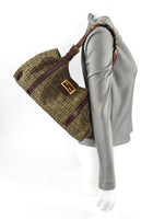 Fendi Zucca Monogram Canvas Shoulder Bag