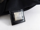 Fendi Original Vintage Black Microfibre FF Baguette Bag